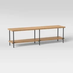 Wood And Metal TV Stand For TVs Up To 60" - Room Essentials™ 11 Wood And Metal TV Stand For TVs Up To 60" - Room Essentials™ -Furniture Store GUEST 008e6b5f 4d43 465d 8784 80c8ca30ed60