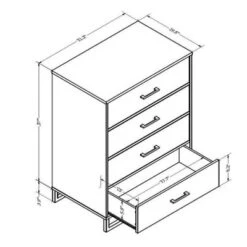 Mixed Material 4 Drawer Dresser - Room Essentials™ 12 Mixed Material 4 Drawer Dresser - Room Essentials™ -Furniture Store GUEST 0183eaab ffa6 4b7e b8e1 e252b8eb2e08