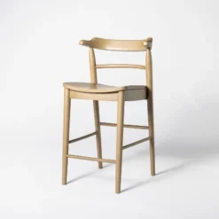 Kaysville Curved Back Wood Counter Height Barstool - Threshold™ Designed With Studio McGee -Furniture Store GUEST 023f7aed 536a 4f95 b97e 35970af67510