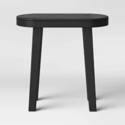Woodland Carved Wood Accent Table - Black - Threshold™ -Furniture Store GUEST 028d936f c1e9 49b0 a030 2e6b1194a496