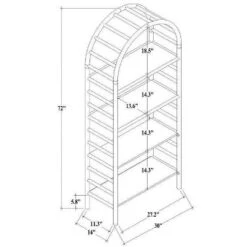 72" Holladay Curved Wooden Bookcase - Threshold™ Designed With Studio McGee 21 72" Holladay Curved Wooden Bookcase - Threshold™ Designed With Studio McGee -Furniture Store GUEST 02d306c2 b728 424b 85ec e8a3f4144d26