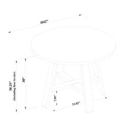 42" Linden Round Wood Dining Table - Threshold™ Designed With Studio McGee 11 42" Linden Round Wood Dining Table - Threshold™ Designed With Studio McGee -Furniture Store GUEST 0c000735 3d37 445d 864f 66166a58d562