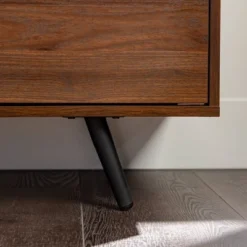 2 Door Mid-Century Modern Wood Storage TV Stand For TVs Up To 80" - Saracina Home -Furniture Store GUEST 0e4fdc3f f934 43f3 8755 649cf8a49bb2