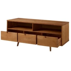 Cara Mid-Century Modern 3 Drawer TV Stand For TVs Up To 65" - Saracina Home -Furniture Store GUEST 0e714800 a100 48a4 b268 40d5b58b3806