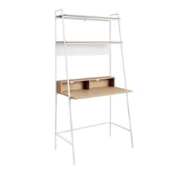36" Writing Desk With Open Storage Ladder Bookshelf - Saracina Home 23 36" Writing Desk With Open Storage Ladder Bookshelf - Saracina Home -Furniture Store GUEST 108fd04d 734b 4161 811d 43686b237442