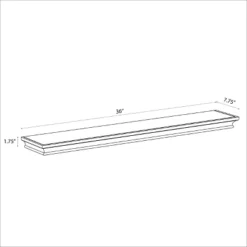 Traditional Wall Shelf White - Threshold™ -Furniture Store GUEST 1800e01f f3e4 4fad 9a88 96999268b9a0