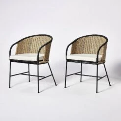 2pc Westcliff Seagrass Dining Chairs - Threshold™ Designed With Studio McGee -Furniture Store GUEST 1a2c5a36 ead8 4159 ba47 2d514011b1c4