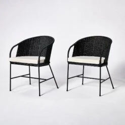 2pc Westcliff Seagrass Dining Chairs - Threshold™ Designed With Studio McGee -Furniture Store GUEST 1ef013bb 4ce3 40b0 b848 cfeb6771829e
