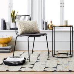 Set Of 2 Sodra Rounded Seat Wire Dining Chair Black - Threshold™ -Furniture Store GUEST 1f0c0031 cd11 4dd2 b4b3 61162d0e2dff