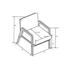 Upholstered Wood Framed Accent Arm Chair - Hearth & Hand™ With Magnolia -Furniture Store GUEST 20d7cc37 15c5 4d84 9cd3 409177928f58
