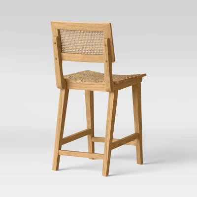 Tormod Backed Cane Counter Height Barstool - Threshold™ 3 Tormod Backed Cane Counter Height Barstool - Threshold™ - Image 3