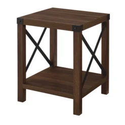 Sophie Rustic Industrial X Frame Side Table - Saracina Home -Furniture Store GUEST 2eab057f bcba 405f a0cf 6f98e2aca435