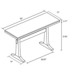 Pedestal Wood Console Table - Natural - Hearth & Hand™ With Magnolia -Furniture Store GUEST 31a54363 58b5 41eb a744 699d14d31368