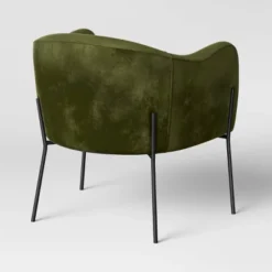 Gladden Rounded Back Anywhere Chair Dark Green - Threshold™ -Furniture Store GUEST 3626b6f8 9117 453d ba49 abf970c92318