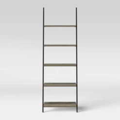 72" Loring 5 Shelf Leaning Bookshelf - Threshold™ -Furniture Store GUEST 3b2af214 2cb4 4112 aa0d 454af67e18fa