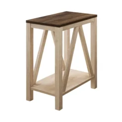 Taylen A Frame Farmhouse Open Storage Side Table - Saracina Home -Furniture Store GUEST 3df789ae 3a0b 4805 a0b3 5cbdbb3d034b