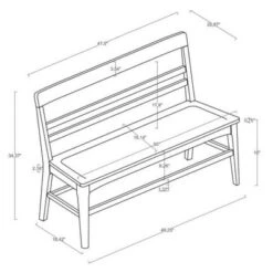 Wood Ladder Back Bench - Hearth & Hand™ With Magnolia -Furniture Store GUEST 46efa1ae da8d 491f b419 88f9c667e10a