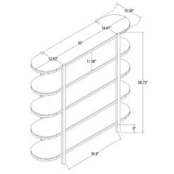 57" Portola Hills 5 Shelf Horizontal Bookcase - Threshold™ Designed With Studio McGee 16 57" Portola Hills 5 Shelf Horizontal Bookcase - Threshold™ Designed With Studio McGee -Furniture Store GUEST 4a1c7b50 180c 4afa a05b f287b4db2a71
