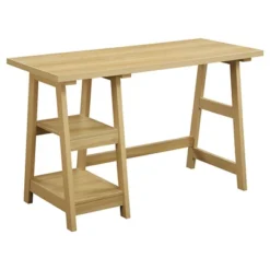Designs2Go Trestle Desk With Shelves - Breighton Home -Furniture Store GUEST 4b76c7d6 a99f 4fdf 9122 42818e9ee920