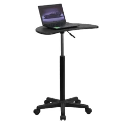 Emma And Oliver Sit To Stand Mobile Laptop Computer Desk - Portable Rolling Standing Desk -Furniture Store GUEST 4cd1cdb9 b7be 4966 8c1d 445afd08e0f9