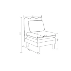 Bencia Slipper Chair Mustard - Opalhouse™ Designed With Jungalow™ -Furniture Store GUEST 4d80f964 dbda 460c 8ee2 654eb7314d72