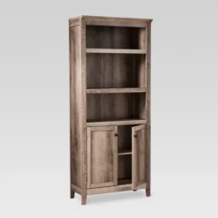 72" Carson 5 Shelf Bookcase With Doors - Threshold -Furniture Store GUEST 50091ed5 fc57 4bb6 a167 b371f65079f8