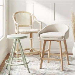 Parksley Rattan And Woven Counter Height Barstool White - Threshold™ 7 Parksley Rattan And Woven Counter Height Barstool White - Threshold™ -Furniture Store GUEST 51f30ece 4c8b 4fcf 8461 e948b9e3ffda