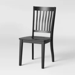 2pk Holden Slat Back Dining Chair Black - Threshold™ -Furniture Store GUEST 5c33c1cf e8f4 40f2 8880 34c871685475