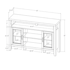 Rustic Transitional Double Door Highboy Buffet - Saracina Home -Furniture Store GUEST 62de4580 55ca 47d9 bff2 e5aa9db925da