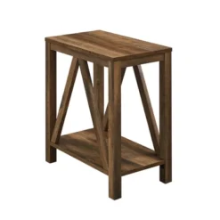Taylen A Frame Farmhouse Open Storage Side Table - Saracina Home -Furniture Store GUEST 66db052e a2e0 4050 96f6 499d622071f8