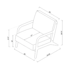 Esters Wood Armchair - Threshold™ -Furniture Store GUEST 671b808a 0f51 4b1b 8bb1 34be7d271a3c