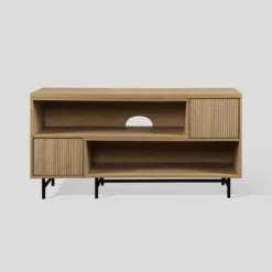 Modern Reeded Door Extendable TV Stand For TVs Up To 50" - Saracina Home -Furniture Store GUEST 6d7879d0 a593 4cbd b17a 3d820695e001