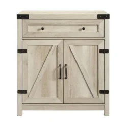 Clarabelle Rustic Farmhouse Barn Door Accent Cabinet - Saracina Home -Furniture Store GUEST 713ae4d0 858a 4fc3 8b2d 6512862d084e