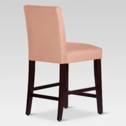 25" Velvet Parsons Counter Height Barstool Wood - Threshold™ -Furniture Store GUEST 73d6775c 2065 441e 8c07 519e9bd63b1c