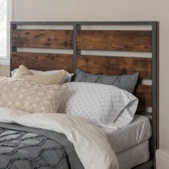 Queen Urban Chic Metal And Wood Plank Bed Brown - Saracina Home 11 Queen Urban Chic Metal And Wood Plank Bed Brown - Saracina Home -Furniture Store GUEST 78298f79 4b56 4b36 9286 ecf432a2b0f1