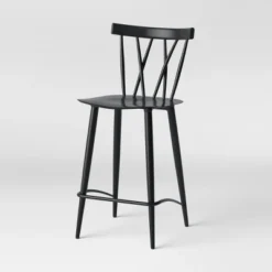 Set Of 2 Becket Metal X Back Counter Height Barstool Black - Threshold™ -Furniture Store GUEST 7ab60607 4e5e 4b03 a2af 7cf9061779fb