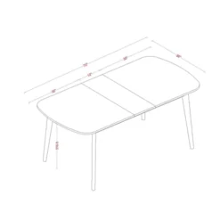 Astrid Mid-Century Drop Leaf Dining Table - Threshold™ -Furniture Store GUEST 804508c4 e30b 4c64 8f04 e4df960068df