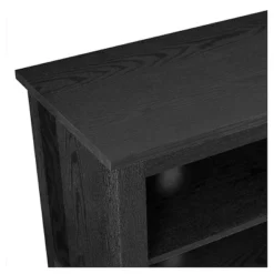 Transitional 6 Cubby Wood Open Storage Wood TV Stand For TVs Up To 80"- Saracina Home -Furniture Store GUEST 8558ee0a 9225 42d5 a511 7df8f8dfda97