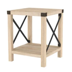 Sophie Rustic Industrial X Frame Side Table - Saracina Home -Furniture Store GUEST 8864b623 3221 4951 acf2 ce4156cbacd2