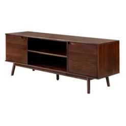 Solid Wood Mid-Century Modern TV Stand For TVs Up To 80" - Saracina Home 35 Solid Wood Mid-Century Modern TV Stand For TVs Up To 80" - Saracina Home -Furniture Store GUEST 8e79d6b8 8dd2 4a61 a818 5cca332ec6d2