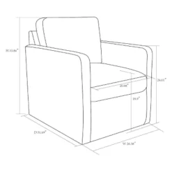 Pinetops Swivel Base Accent Chair - Threshold™ -Furniture Store GUEST 9122e1e1 4b4a 4722 a4d8 a5610912f064