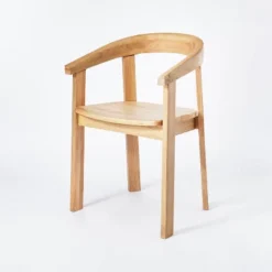 Terra Solid Wood Curved Back Dining Chair - Threshold™ Designed With Studio McGee -Furniture Store GUEST 9247e68d 2d42 4de0 acf8 805ddf967c24