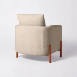 Elroy Faux Shearling Accent Chair With Wood Legs - Threshold™ Designed With Studio McGee 14 Elroy Faux Shearling Accent Chair With Wood Legs - Threshold™ Designed With Studio McGee -Furniture Store GUEST 9253b8cf 4e11 4a1b aeb0 11fec1e0f29d