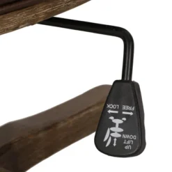 Coulee Contemporary Upholstered Roll Back Swivel Office Chair Dark Brown/Natural - Christopher Knight Home -Furniture Store GUEST 938a63e5 34a7 4889 a8d5 569f6a83ccb7