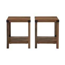Set Of 2 Sophie Rustic Farmhouse X Frame Side Tables - Saracina Home 20 Set Of 2 Sophie Rustic Farmhouse X Frame Side Tables - Saracina Home -Furniture Store GUEST 97d1aae4 b5cf 4310 ae80 df5ce5fb7d85