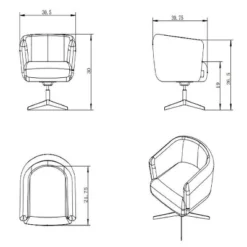 Morpho Swivel Armchair - Threshold™ -Furniture Store GUEST a3b3d07e 0d72 4668 abc8 9eef5cda41b8