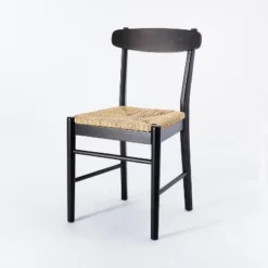 Logan Wood Dining Chair With Woven Seat - Threshold™ Designed With Studio McGee -Furniture Store GUEST a48fd9e6 3c2f 437a bb66 70671f884474