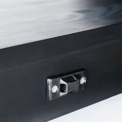 Console Table With Woven Rattan Shelf Black - Threshold™ Designed With Studio McGee -Furniture Store GUEST ace694e0 8779 47cd 88e0 f26dc4c34e37