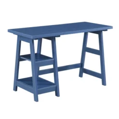 Designs2Go Trestle Desk With Shelves - Breighton Home -Furniture Store GUEST ae99fa3d b1bb 4f8b adb7 cdefd1a7b494