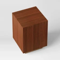 Wood And Metal Plinth Accent Table - Threshold™ -Furniture Store GUEST b0aa5303 be68 469f af51 3993844f9d1c
